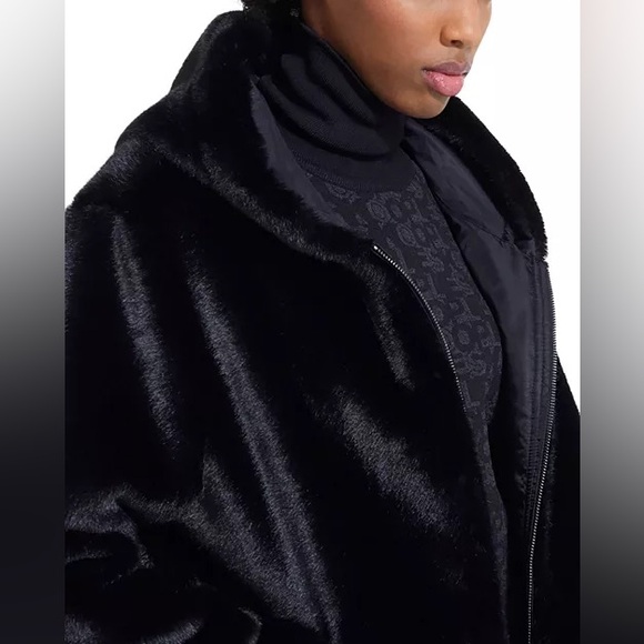 NWT The Kooples Reversible Faux Fur Jacket - Picture 3 of 11